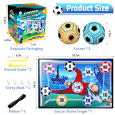 Football Soccer Sticky Goal Toy Shooting Score Practice Indoor Outdoor Sport Game Penalty Free Kick Training for Boys Gift
