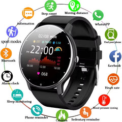 2026 Smart Watch Women Men Ladies Gift Sport Fitness Men Watches Heart Rate Monitor Waterproof Smartwatch for Android IOS