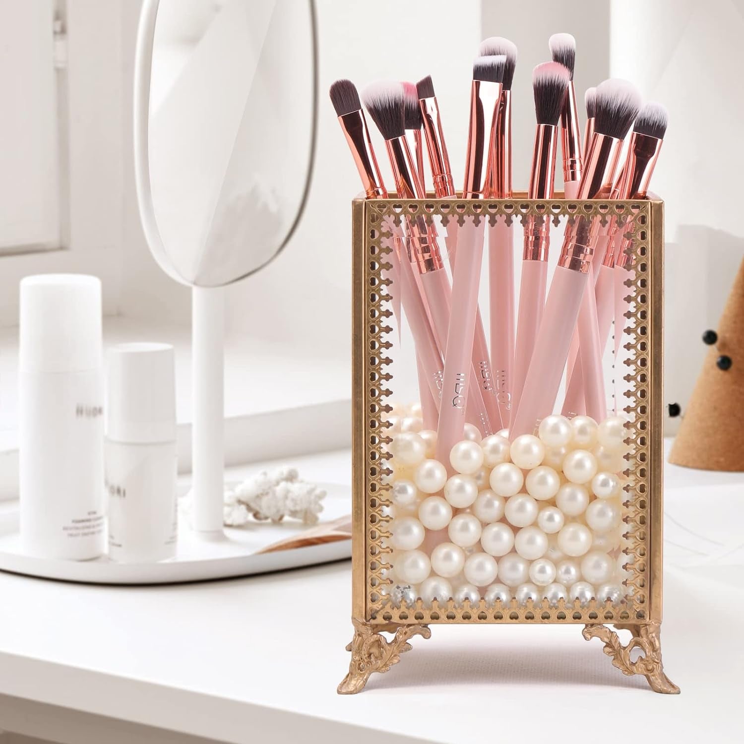 12Pcs Eyeshadow Brushes Make up Eye Brush Set Professional Eye Makeup Brushes for Concealer Eyeliner Eyelash Eyebrow Blending Contour Pink Brush