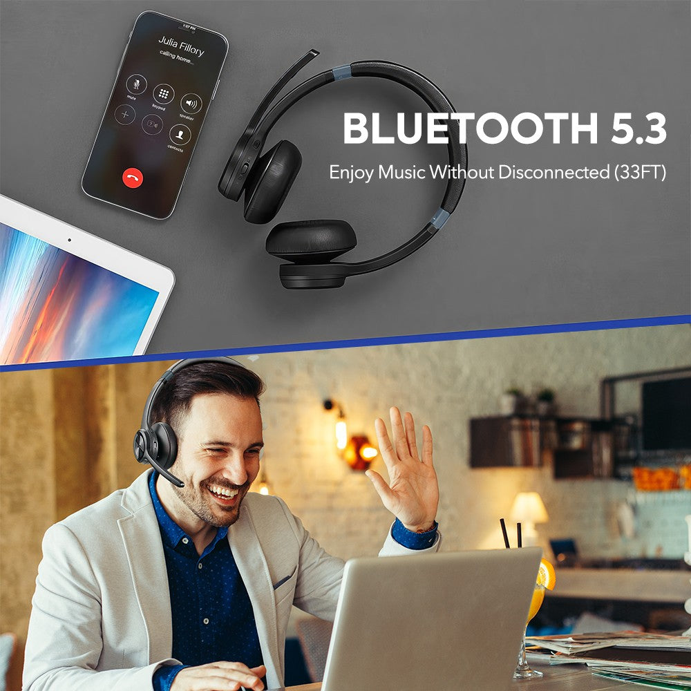 2026 Bluetooth Over-Ear Wireless Headphones Stereo Earphones Noise Cancelling
