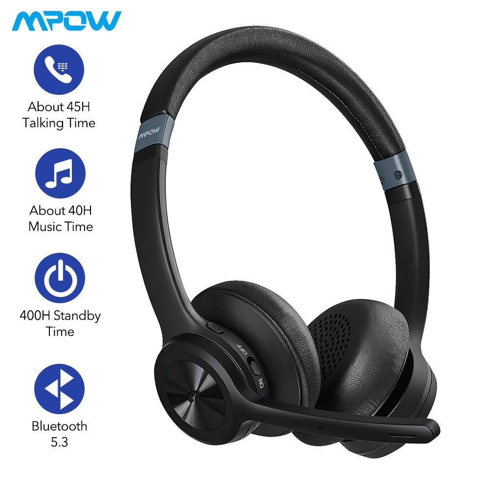 2026 Bluetooth Over-Ear Wireless Headphones Stereo Earphones Noise Cancelling