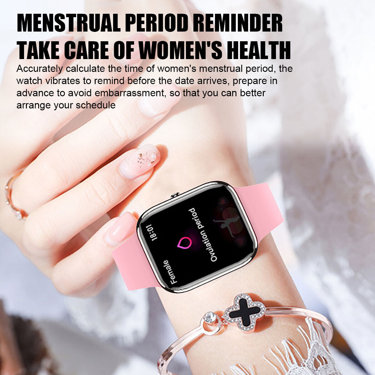 Smart Watch Fitness Tracker Heart Rate Men / Women Sport Watches for Ios Android